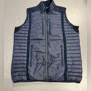KÜHL Spyfire Navy Blue 90% Goose Down Lightweight Outdoor Vest—Medium